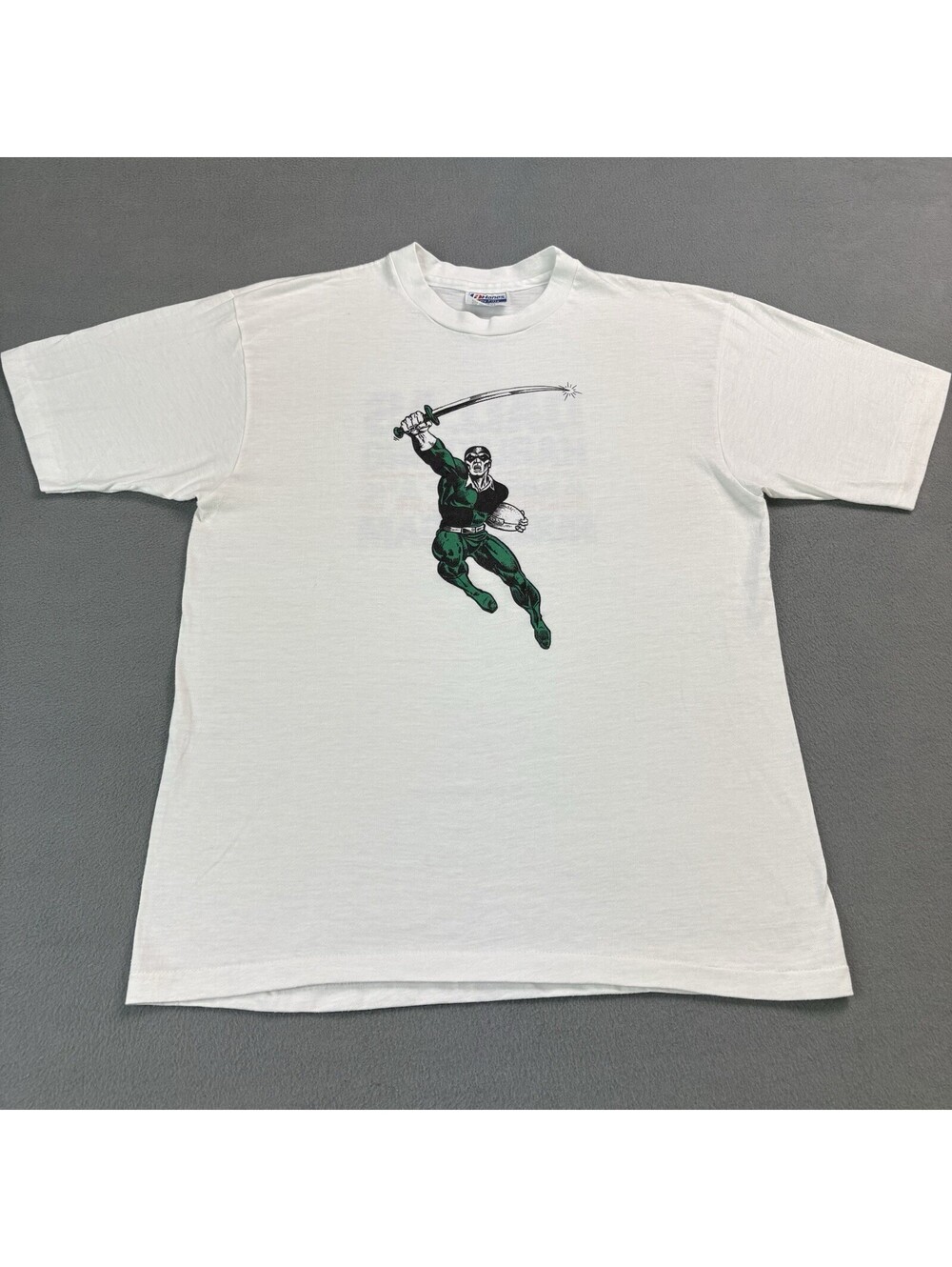 Vintage 80s Dallas Harlequins Americas Rugby Team T Shirt Size Large White